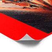 Samurai Painting, ongeveer 1800's Poster (Hoek)