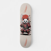Samurai Panda Bear warrior Skateboard (Devant)