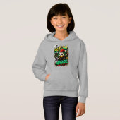 Samurai Panda Filles Sweat à Capuche Magical Noël (Devant entier)