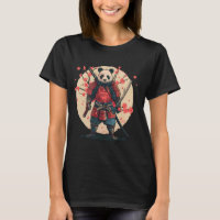 Samurai Panda Sakura Tree Japanse krijger tekening