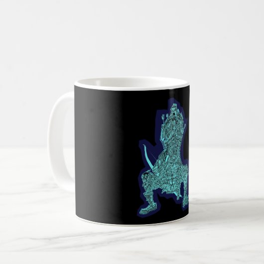 Samurai, par Brian Benson, mug (Devant gauche)