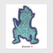 Samurai, par Brian Benson, sticker vinyle (Feuille)