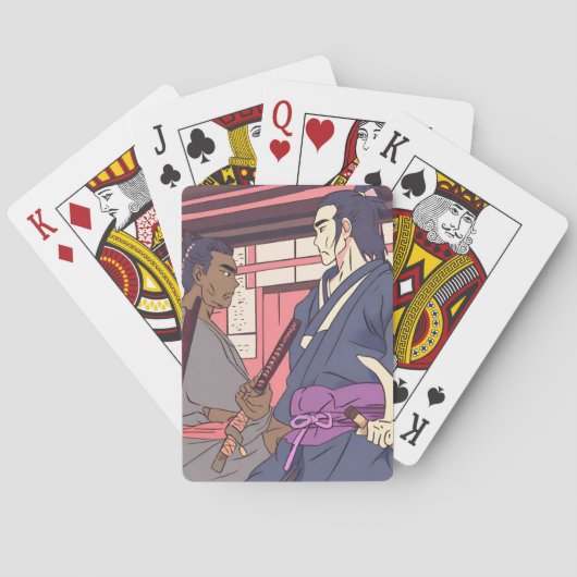 samurai pokerkaarten (Achterkant)