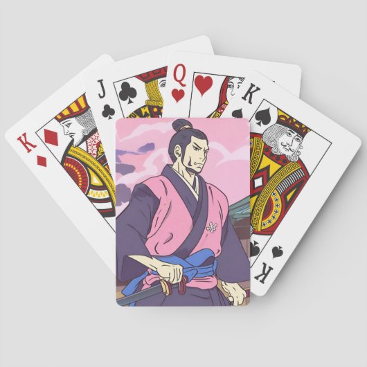 samurai pokerkaarten (Achterkant)