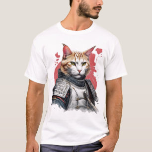 Samurai Punk Cat T-shirt