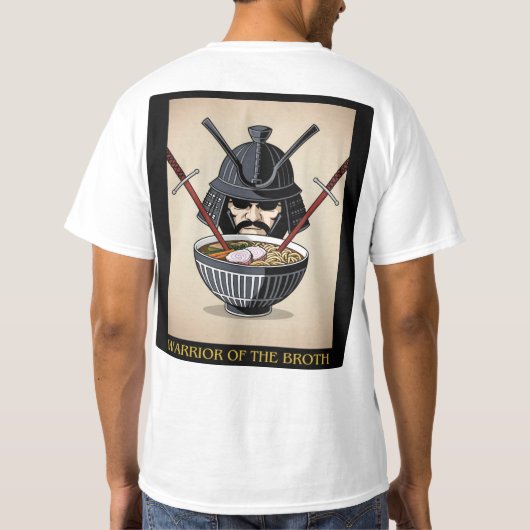 Samurai Ramen T-Shirt - Strijder van het BrotT-Shi (Achterkant)