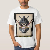 Samurai Ramen T-Shirt - Strijder van het BrotT-Shi (Voorkant)