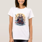 Samurai Rat Dames T-Shirts (Voorkant)