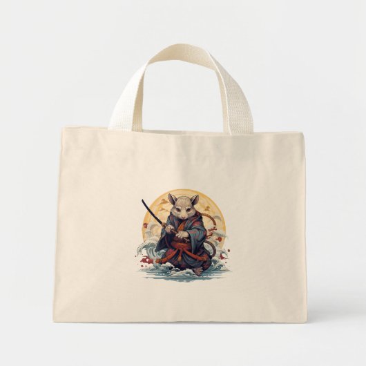 Samurai Rat Dames Tote Tassen (Voorkant)