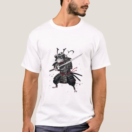 Samurai Rat Heren T-Shirts (Voorkant)