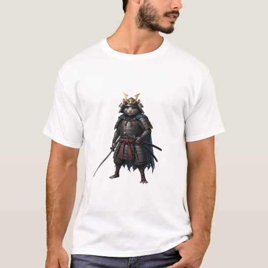 Samurai Rat Heren T-Shirts (Voorkant)
