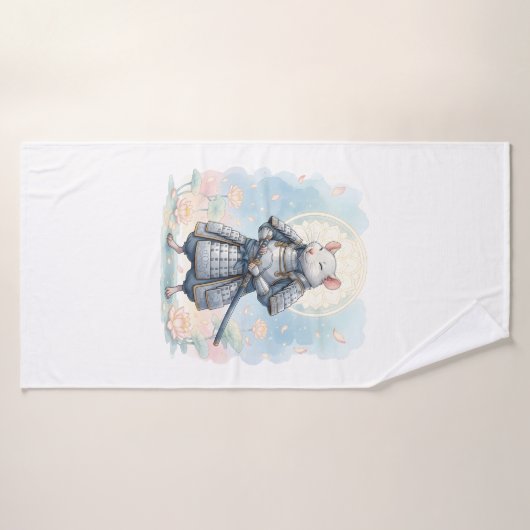 Samurai Rat warrior (Serviette de bain)