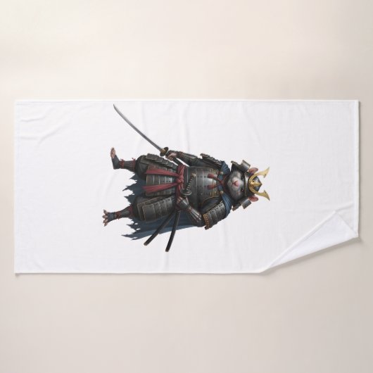  Samurai Rat warrior  (Serviette de bain)