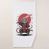 Samurai Rat warrior  Badhanddoek (Badhanddoek)