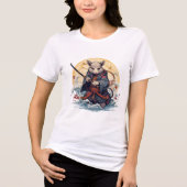 Samurai Rat Women's T-Shirts (Voorkant)