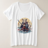 Samurai Rat Women's T-Shirts (Design voorkant)