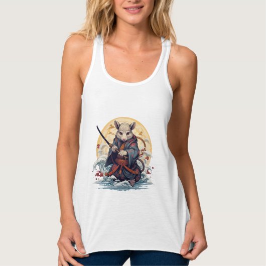 Samurai Rat Women's Tank Tops (Voorkant)