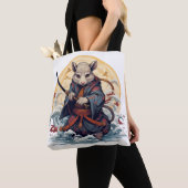 Samurai Rat Women's Tote Bags Draagtas (Dichtbij)