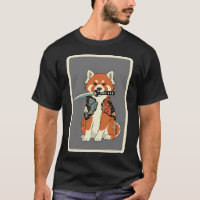 Samurai Rode Panda Tatoeage Stijl