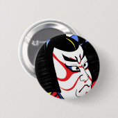 Samurai Ronde Button 5,7 Cm (Voorkant /achterkant)