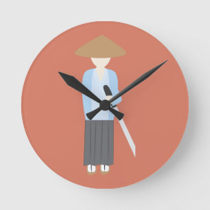 Samurai Ronde Klok