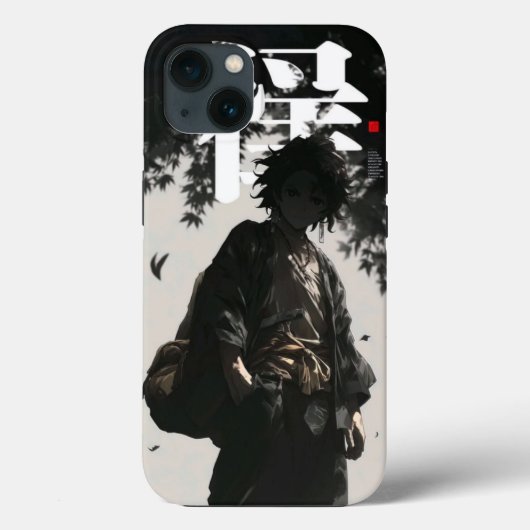 Samurai Ronin: Black & White Ink Case (Achterkant)