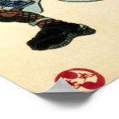 Samurai Ronin van Tsukioka Yoshitoshi (1869) Poster (Hoek)