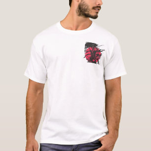 Samurai Rouge & Noir – Artistiek Japans T-shirt