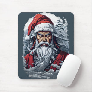 Samurai Santa Warrior Kerstkunstcadeau Muismat