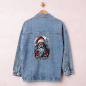 Samurai Santa Warrior Kerstmis Denim Jacket (Hangar)