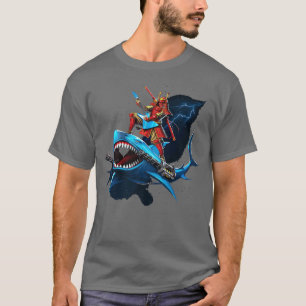 Samurai Shark Funny pun T-shirt
