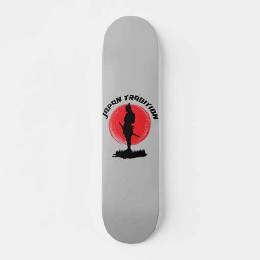 Samurai Shogun Warrior Japan Tradition Skateboard (Voorkant)
