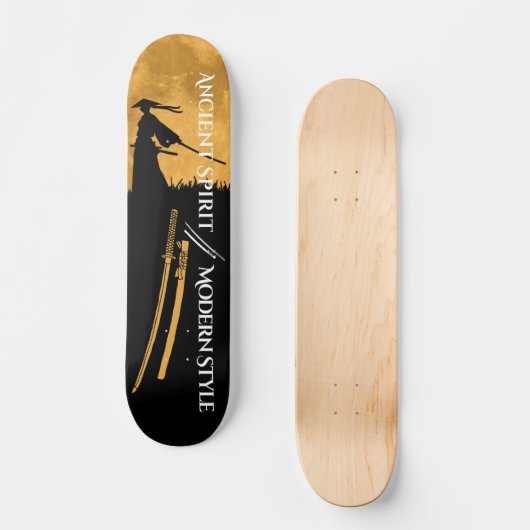 Samurai  skateboard (Voorkant)