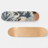 SAMURAI Skateboard – Japanese Ukiyo-e Inspired Art (Horizontaal)
