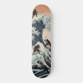 SAMURAI Skateboard – Japanese Ukiyo-e Inspired Art (Recto)