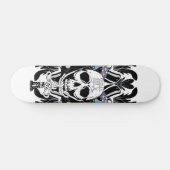Samurai Skull Origineel ontwerpskateboard Dek Skateboard (Horizontaal)