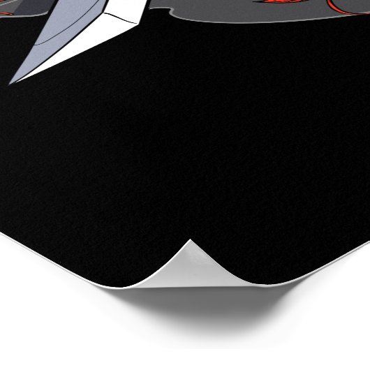 Samurai Skull Poster (Hoek)