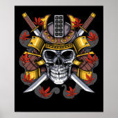 Samurai Skull Poster (Voorkant)