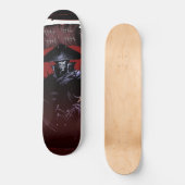 Samurai Skull Skateboard (Voorkant)