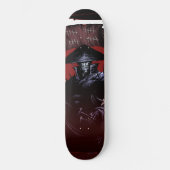 Samurai Skull Skateboard (Voorkant)
