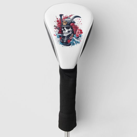 Samurai Skull Warrior Golfheadcover (Voorkant)