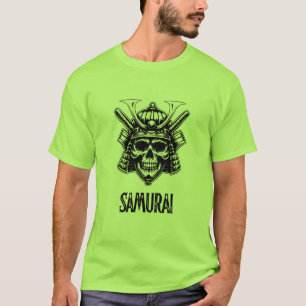 Samurai Skull Warrior - T-shirt Bold Man