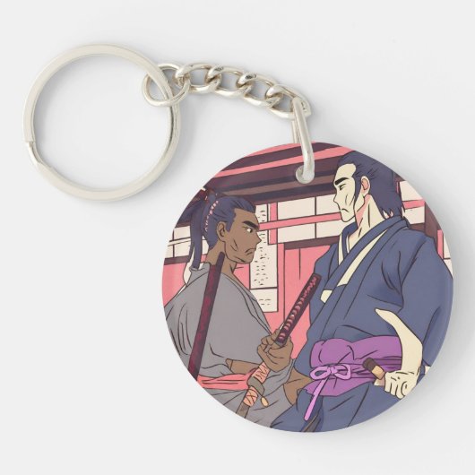 samurai sleutelhanger (Voorkant)