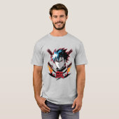 Samurai Soul | Anime Warrior T-Shirt for Men (Devant entier)