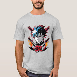 Samurai Soul T-Shirt Anime Guerrier pour Hommes