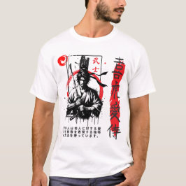 Samurai Spirit: Bushido Warrior Design T-shirt