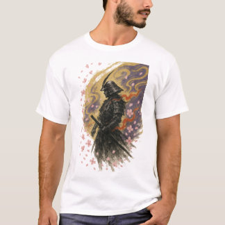 【Samurai Spirit Sakura T-Shirt】 T-shirt