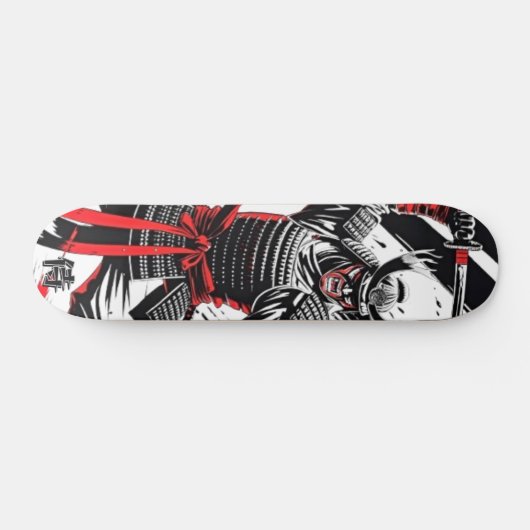 Samurai Spirit Skateboard - Bold Ink Battle Art (Horz)