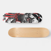 Samurai Spirit Skateboard - Bold Ink Battle Art (Horz)