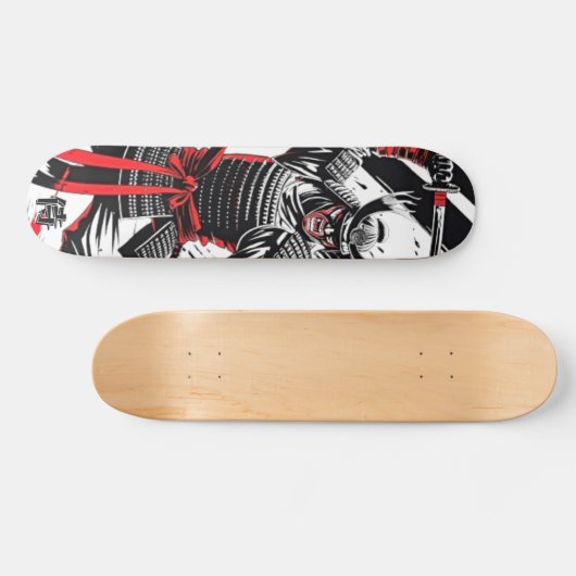 Samurai Spirit Skateboard - Bold Ink Battle Art (Horz)